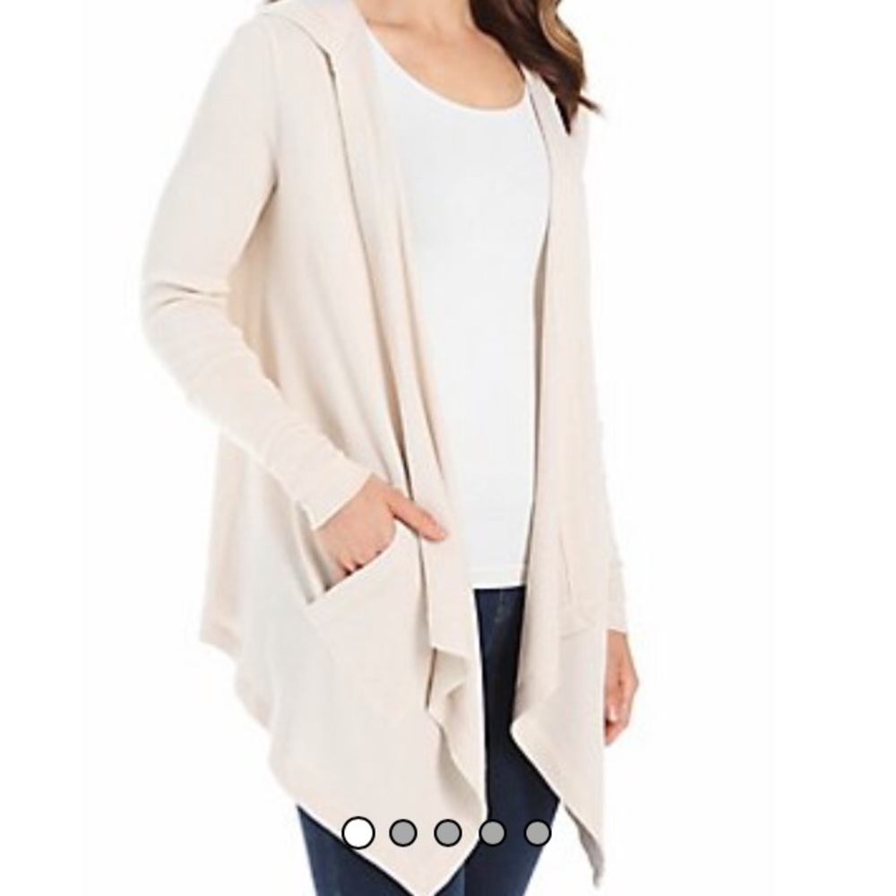 Anthropologie Splendid Hooded Thermal Cardigan